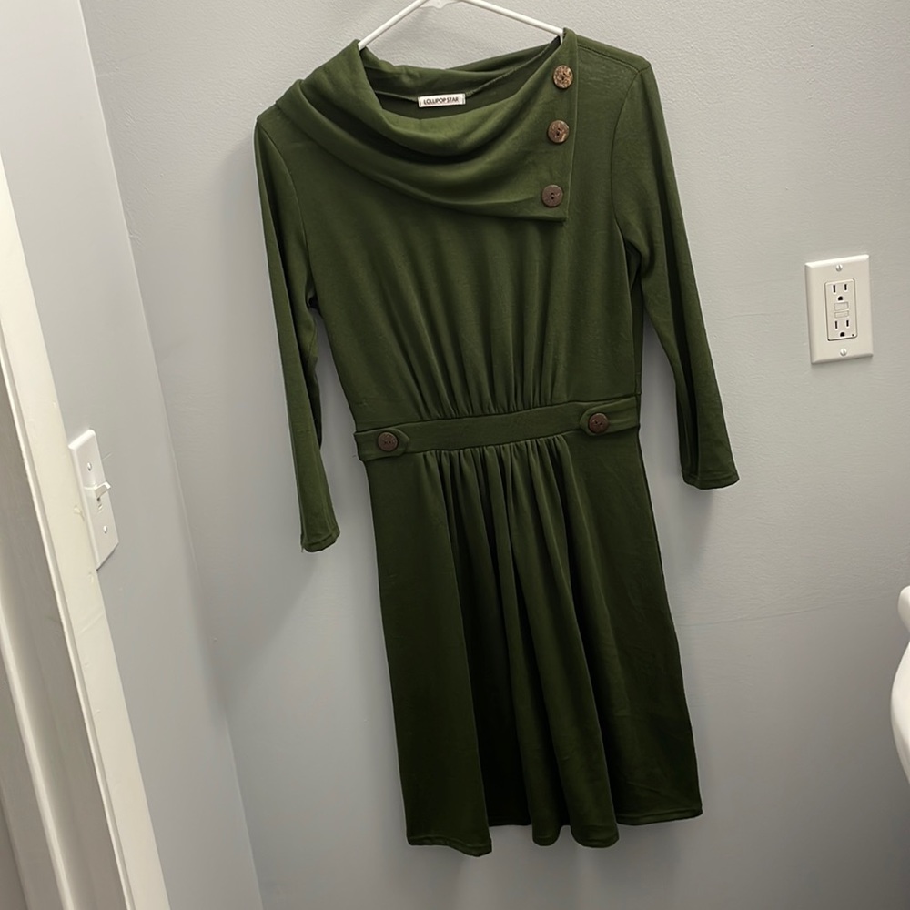 Boutique olive dress